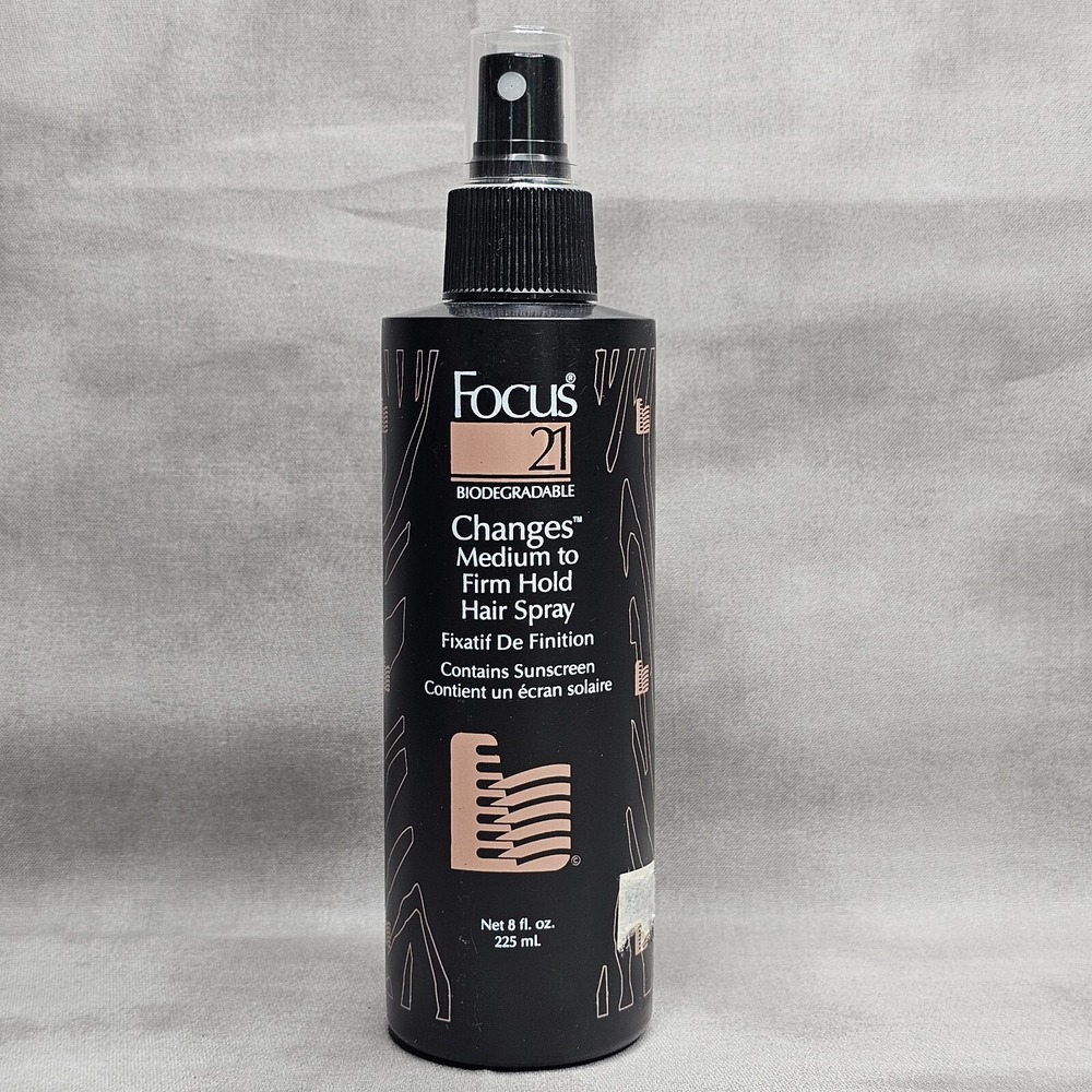 FOCUS‎ 21 Changes Medium to Firm Hold Hairspray 8 oz - Discontinued
